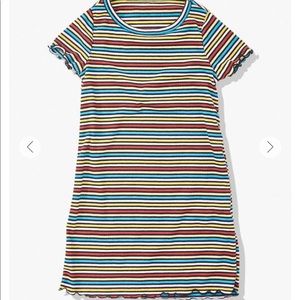 Forever 21 Girls Striped T-Shirt Dress (Kids)